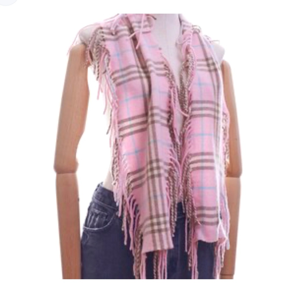 Burberry Pink Nova Check Scarf